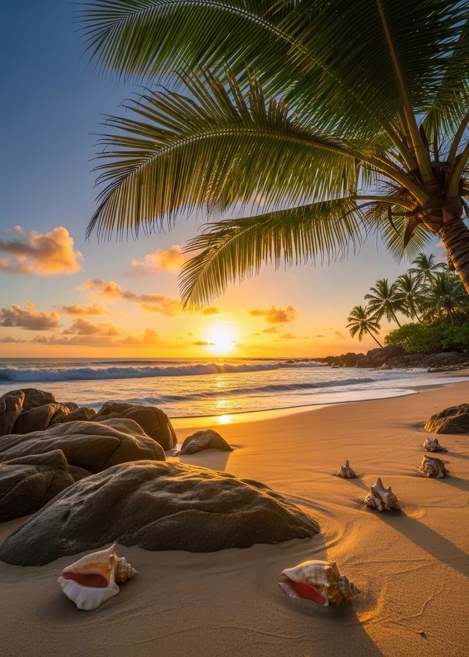Tropical Beach Sunset