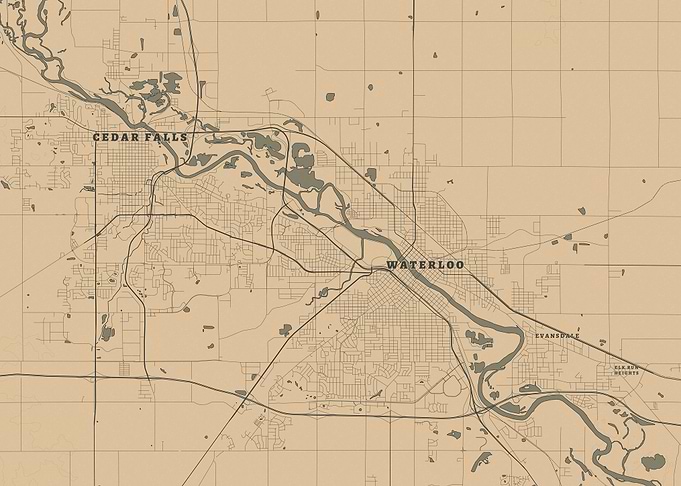 Cedar Falls and Waterloo, Iowa