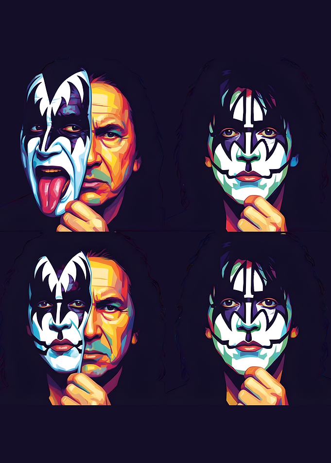 Gene Simmons Pop Art Portrait