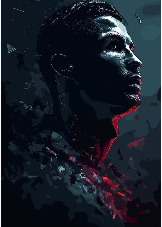 Cristiano Ronaldo Abstract Portrait