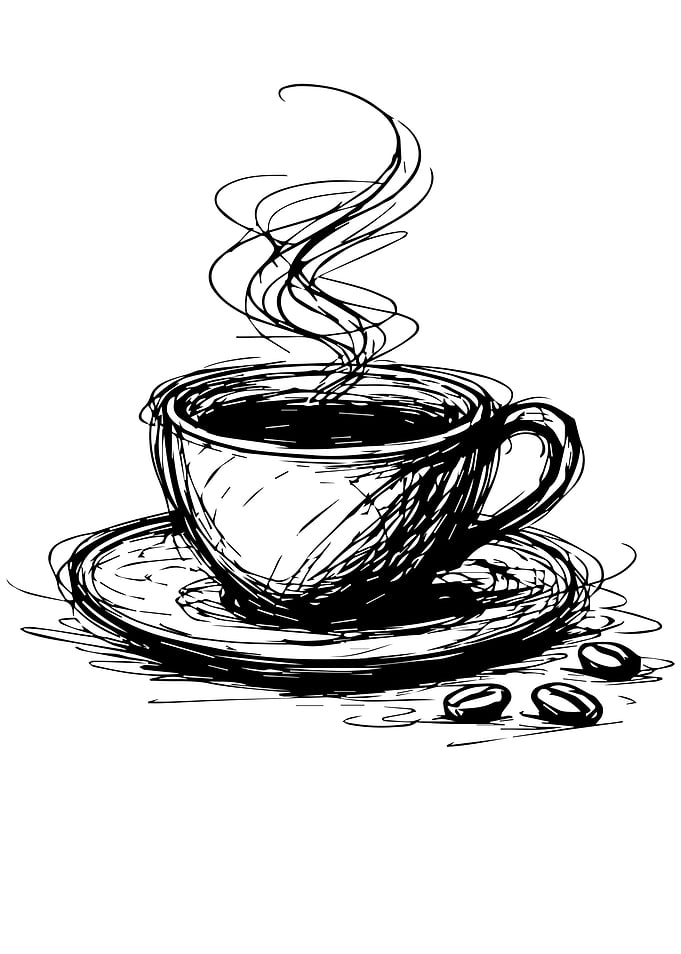 Cup Of Coffee Sketch