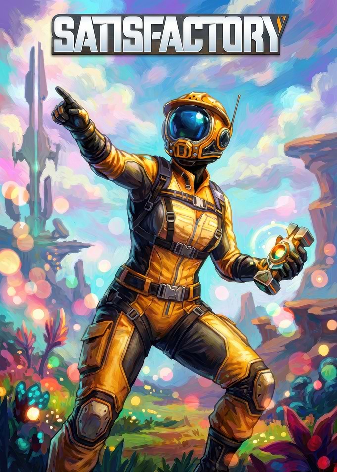 Satisfactory Game Art