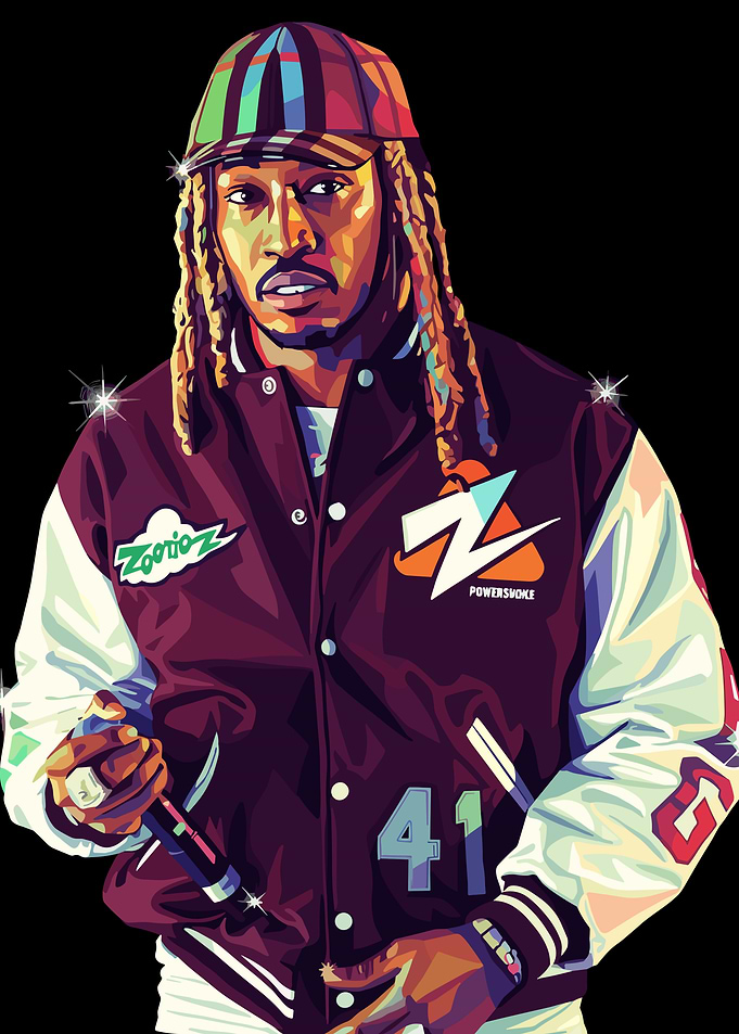 Rapper Future Pop Art Portrait