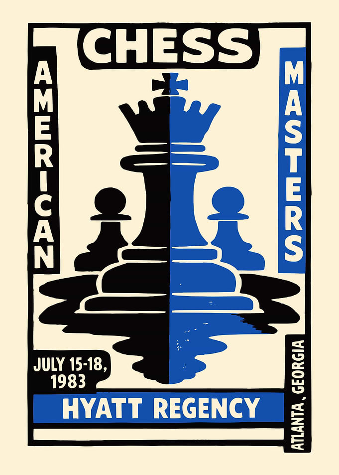 American Chess Masters 1983 Poster