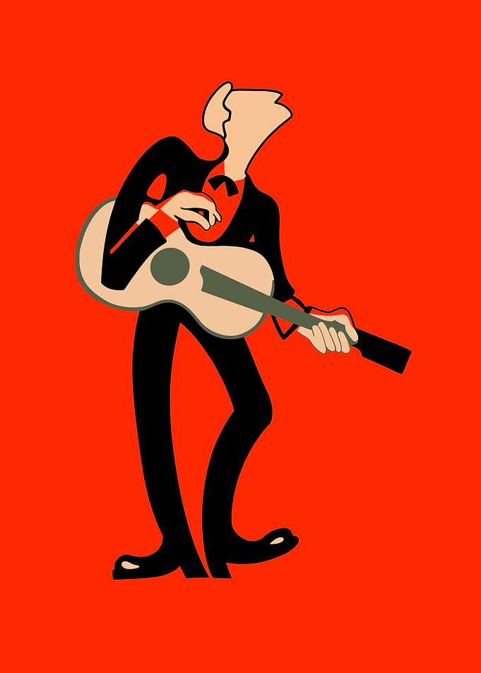Man Playing Guitar