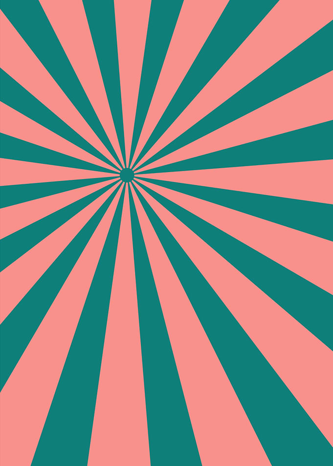 Retro Sunburst Pattern