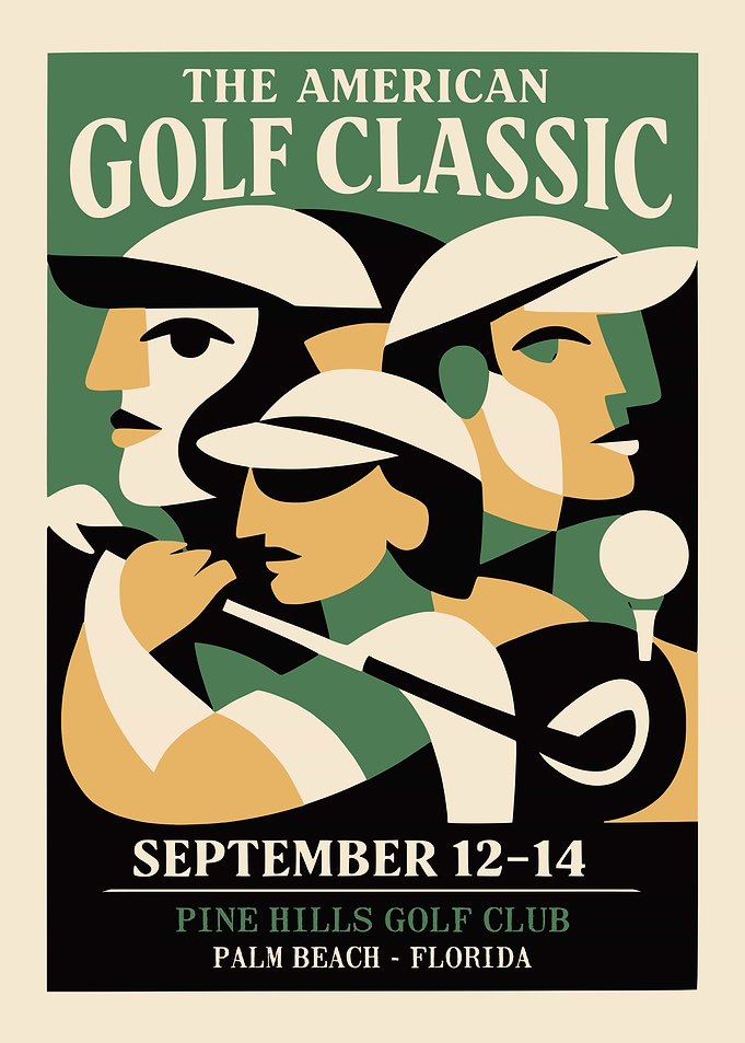 The American Golf Classic Poster