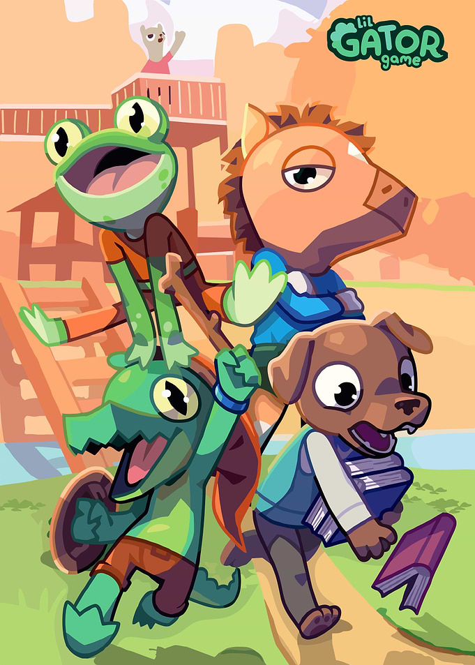 Lil Gator Game Characters