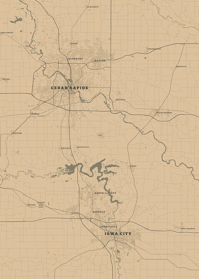 Cedar Rapids and Iowa City, Iowa