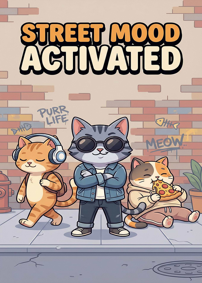 Street Mood Activated Cats