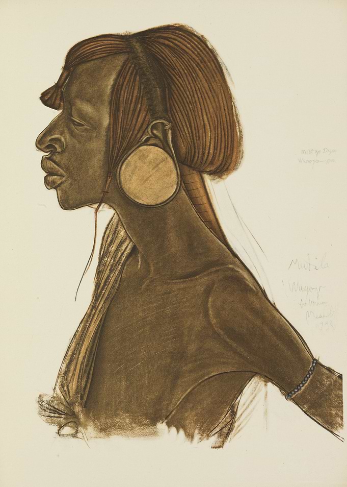 Portrait of a Woman with Large Earrings