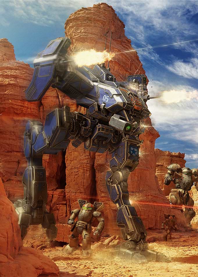 Battletech Game Art