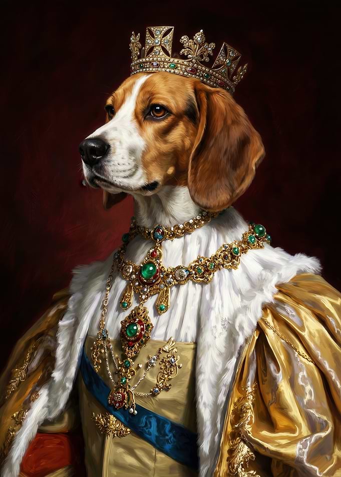 The Golden King: A Royal Retriever Portrait