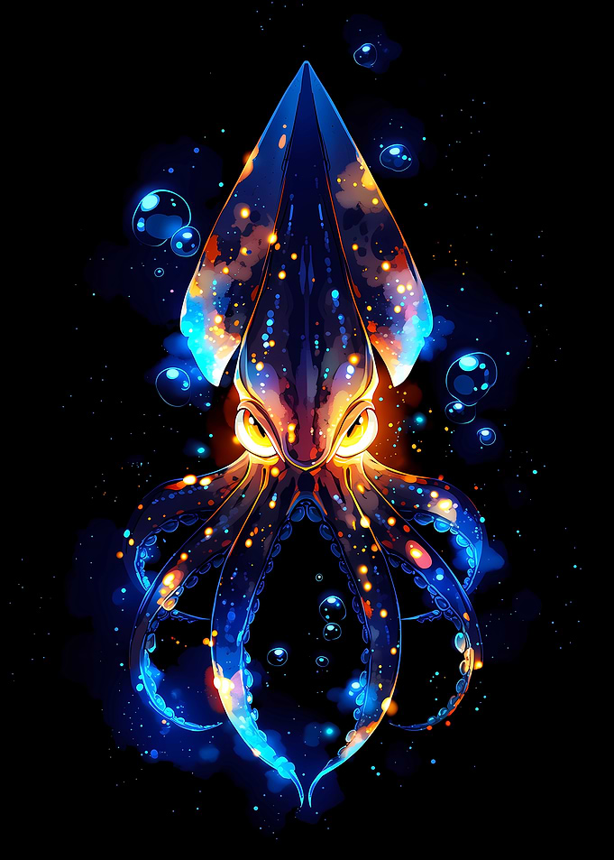 Neon Squid