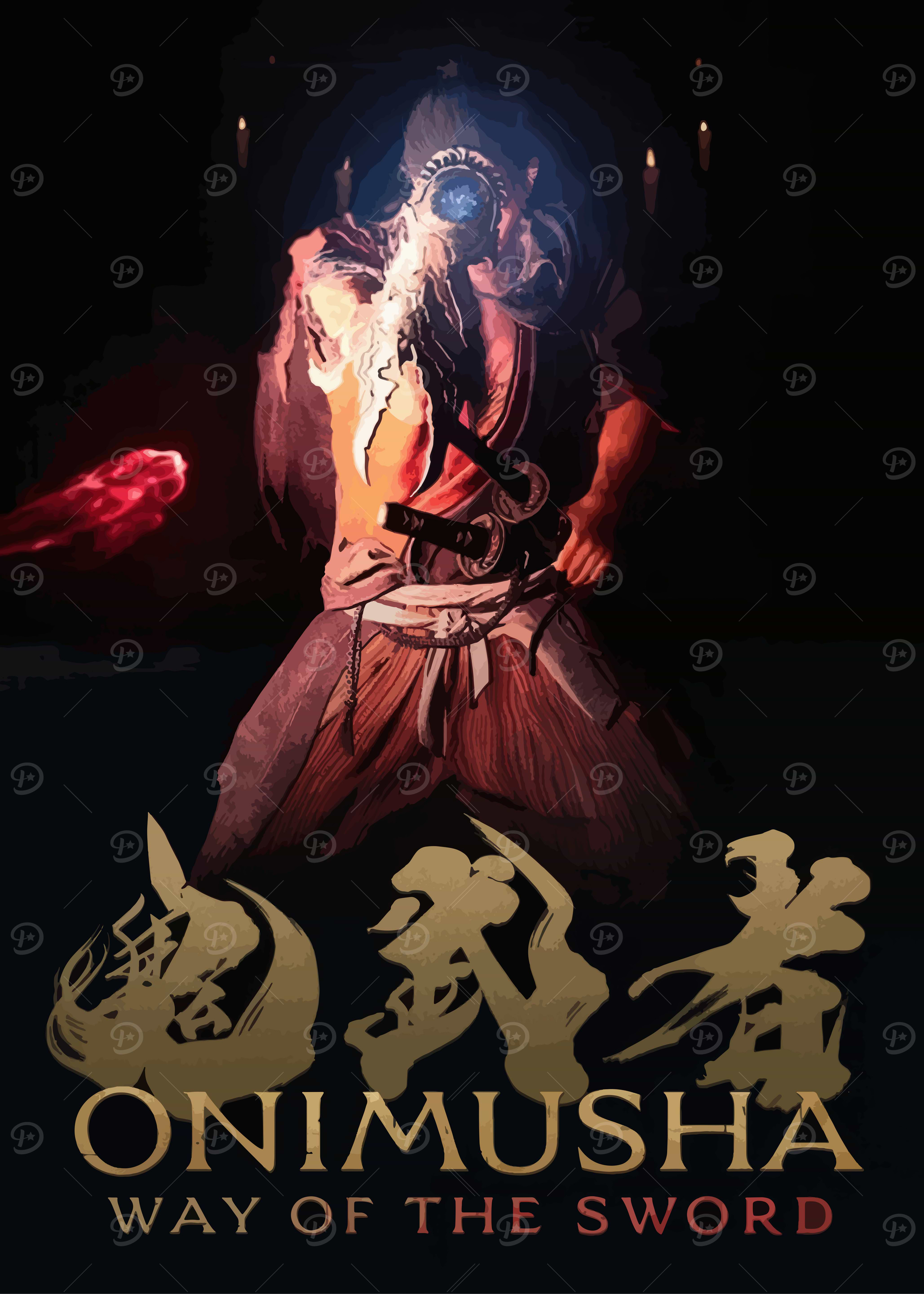 鬼武者 ONIMUSHA ポスター　販促　告知　pop Onimusha Posters Online - Shop Unique Metal Prints, Pictures
