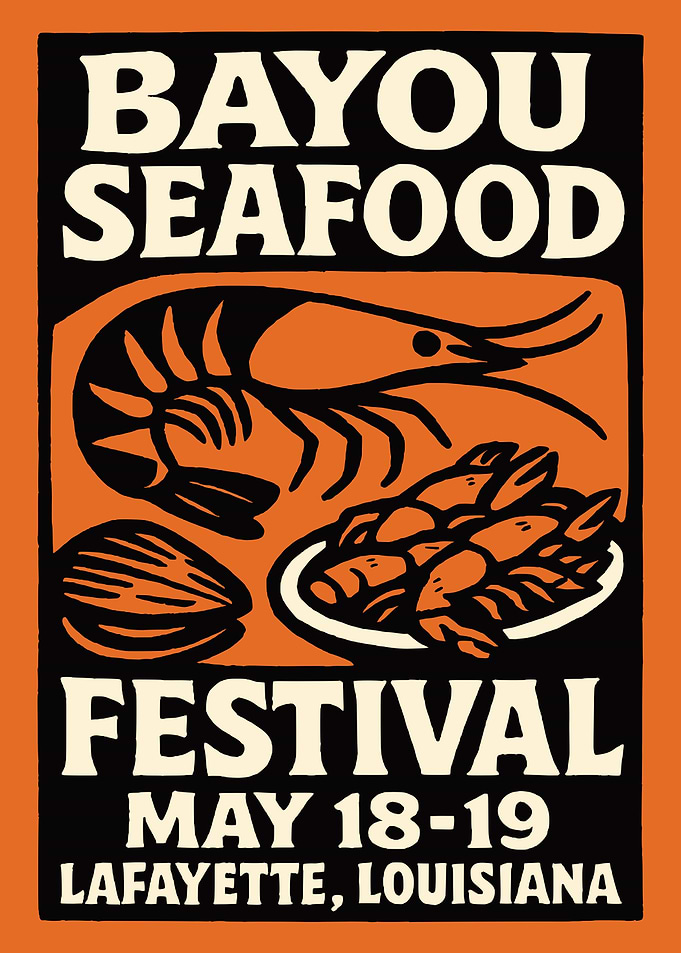 Bayou Seafood Festival Poster