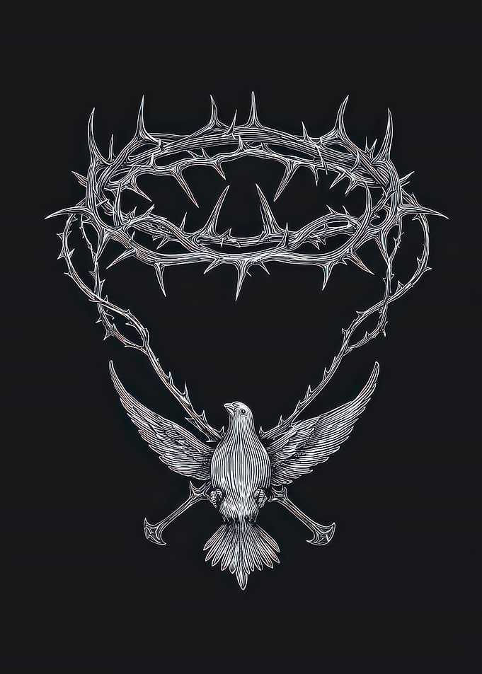Crown of Thorns and Dove