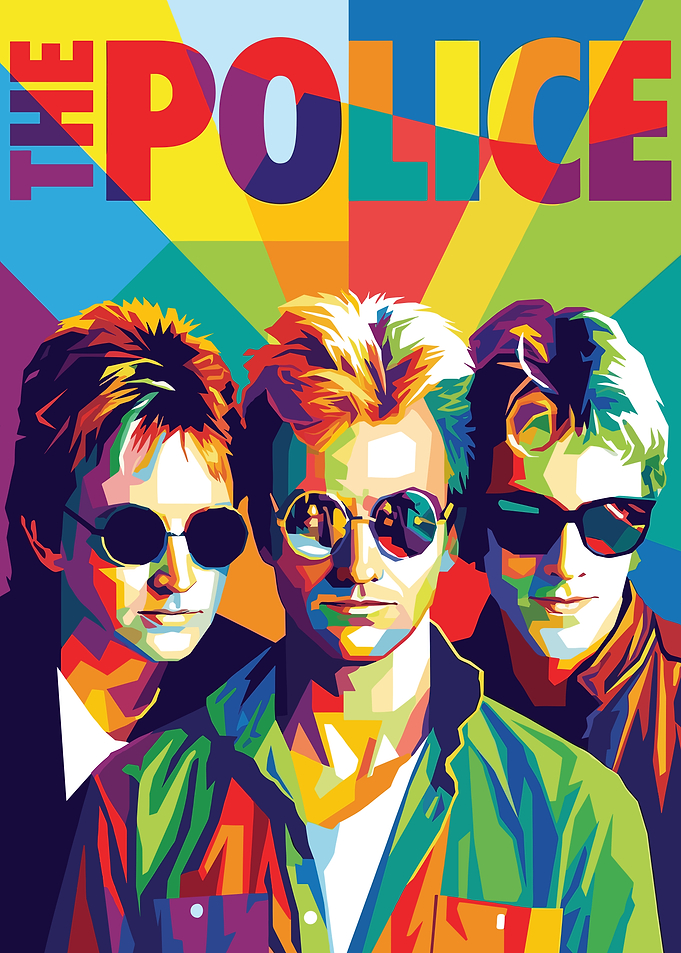 The Police Pop Art Portrait