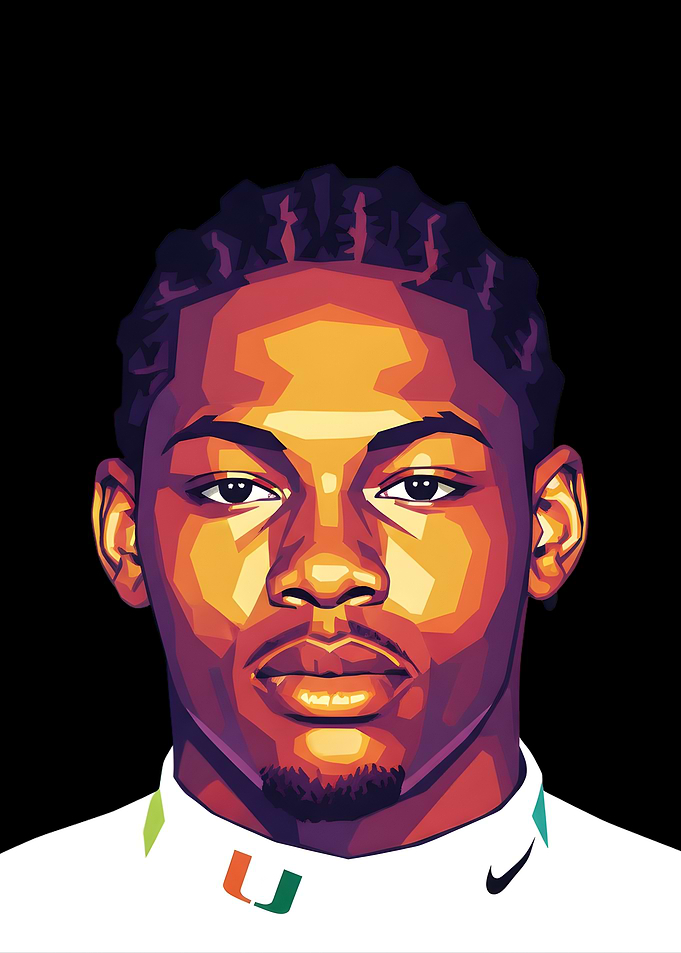 Sean Taylor Pop Art Portrait
