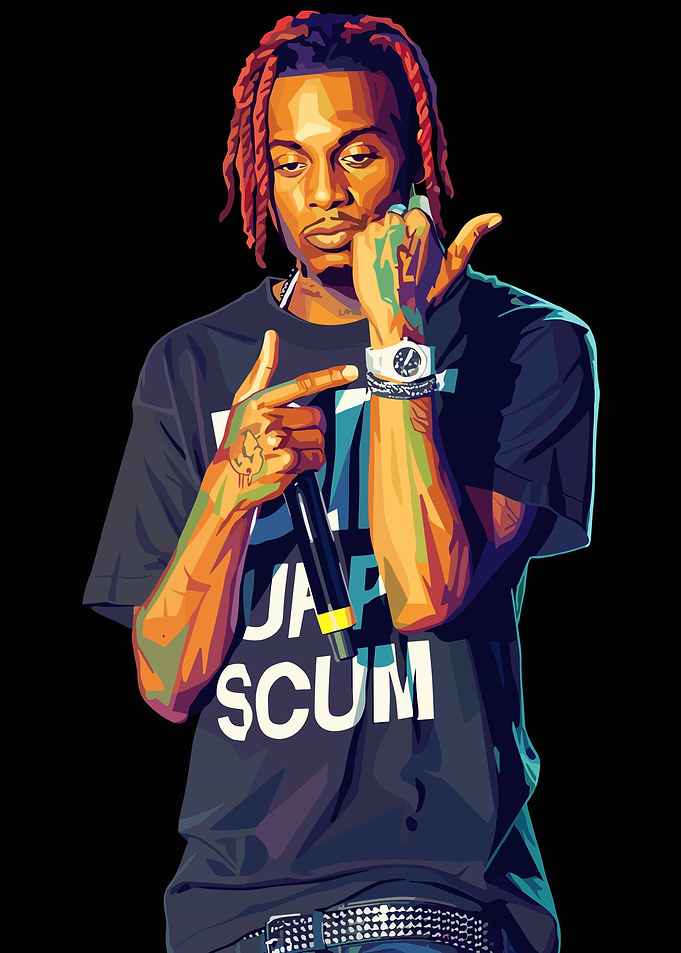 Playboi Carti Pop Art Portrait