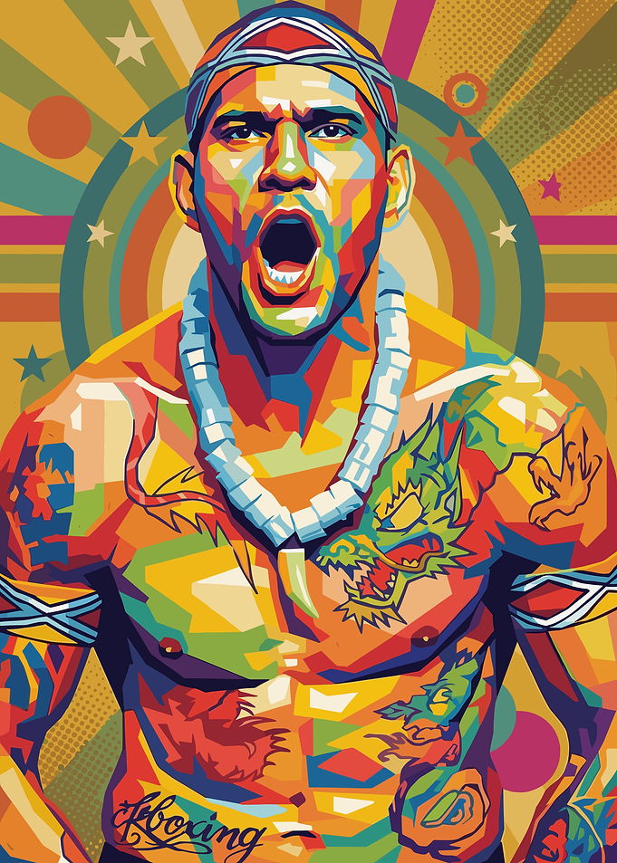 Pop Art Muay Thai Fighter