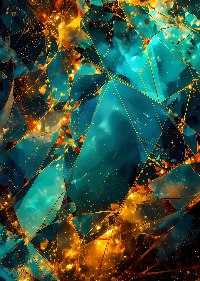 Abstract Crystal Shards