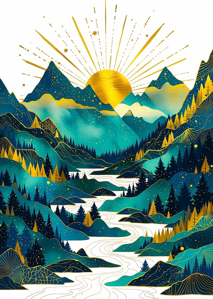 Golden Mountain Path
