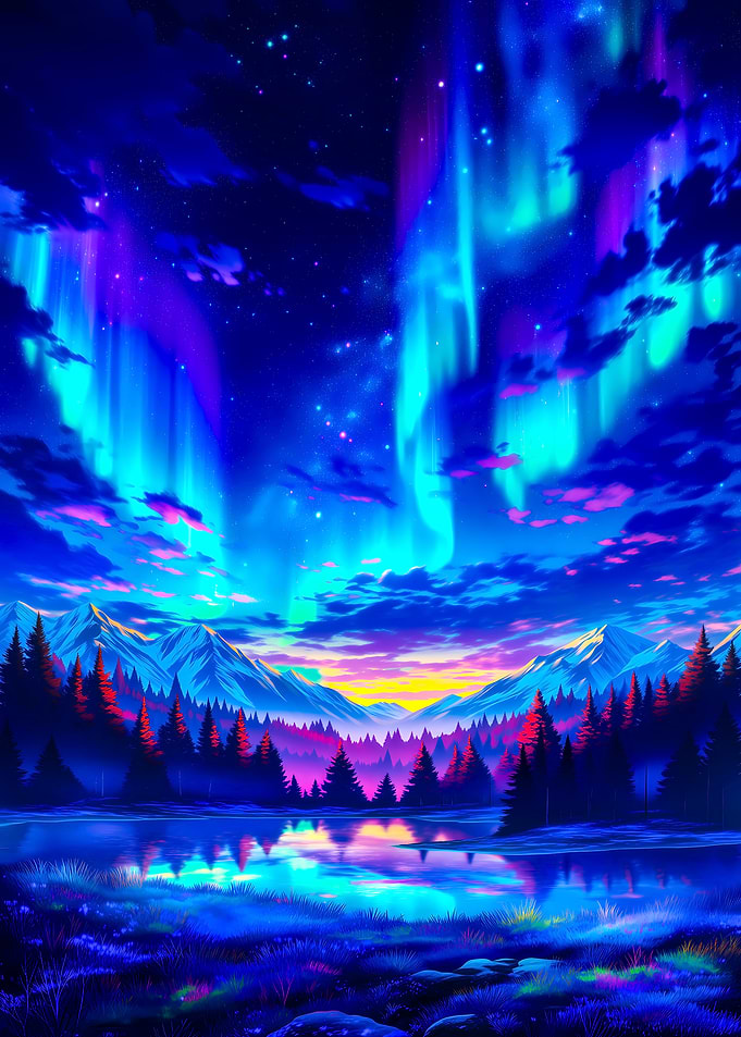 Aurora Fantasy Landscape 2