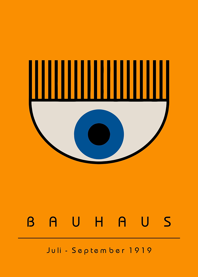 Bauhaus Eye Poster