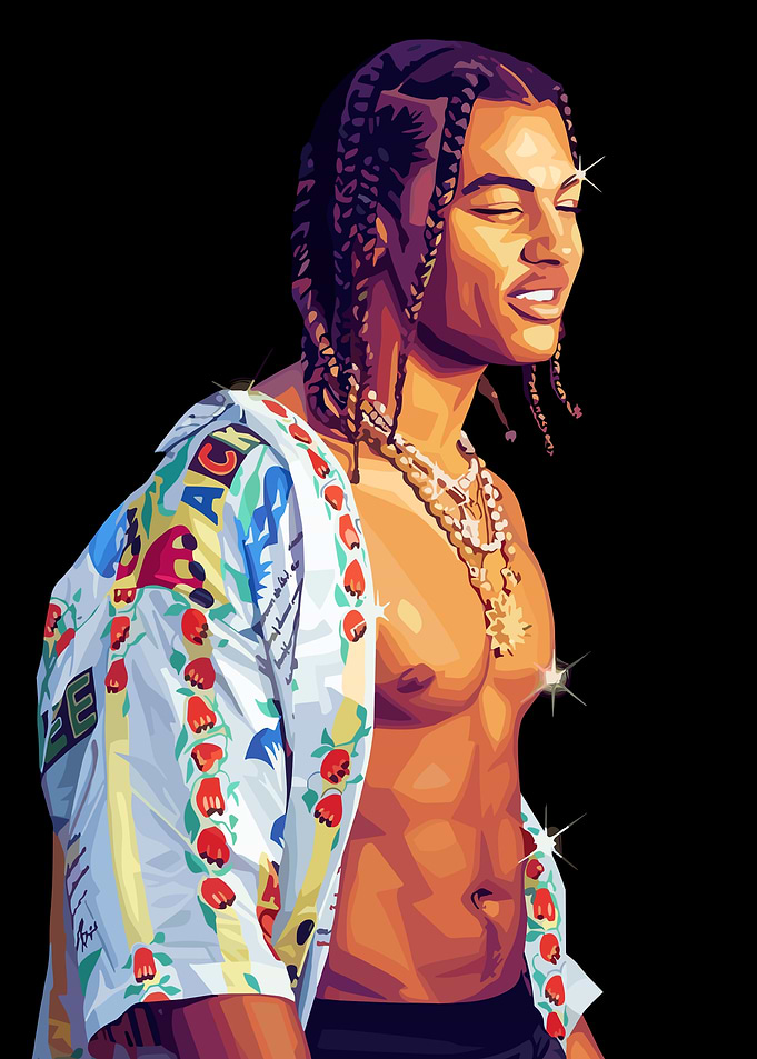24kGoldn Rapper Digital Art
