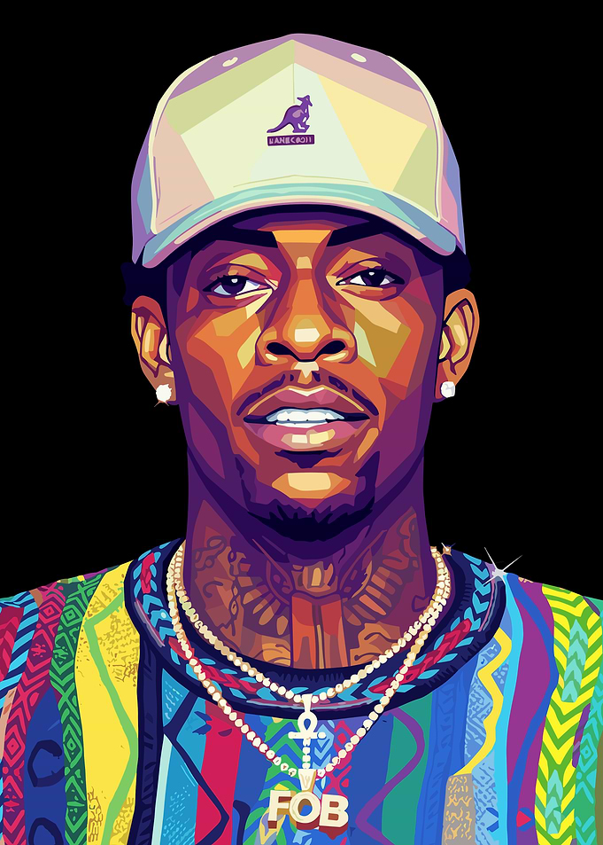 Rich Homie Quan Pop Art Portrait