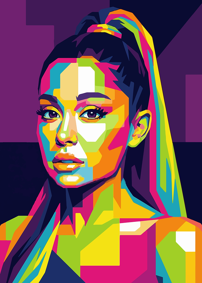 Colorful Pop Art Portrait
