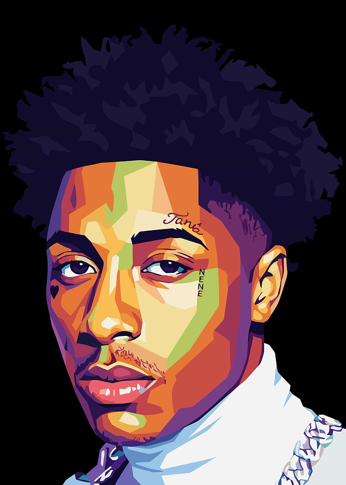 YoungBoy Never Broke Again Pop Art Portrait
