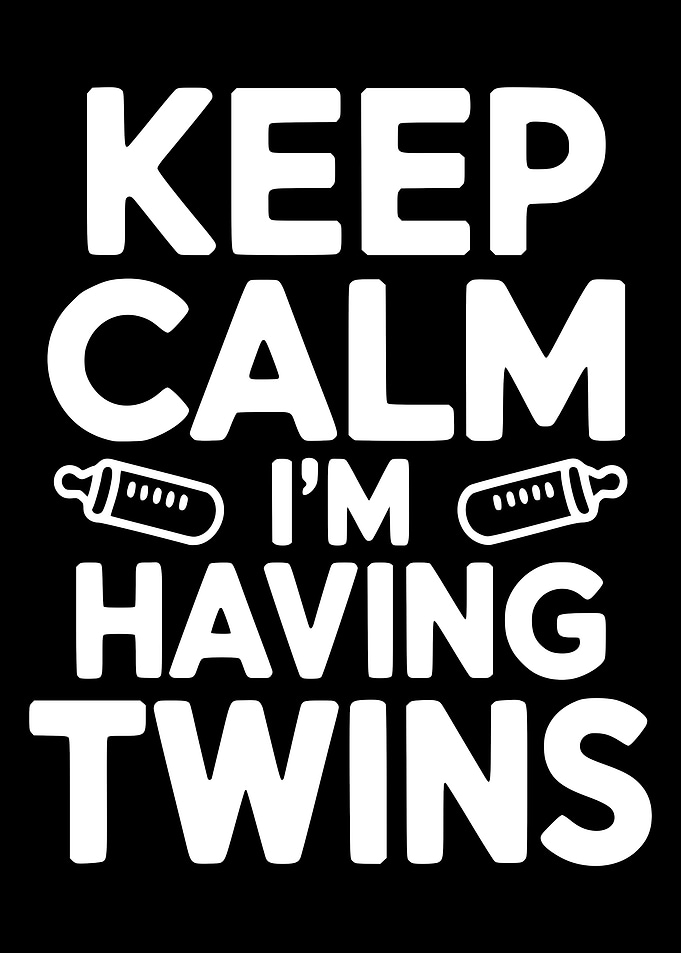 Keep Calm I'm Having Twins