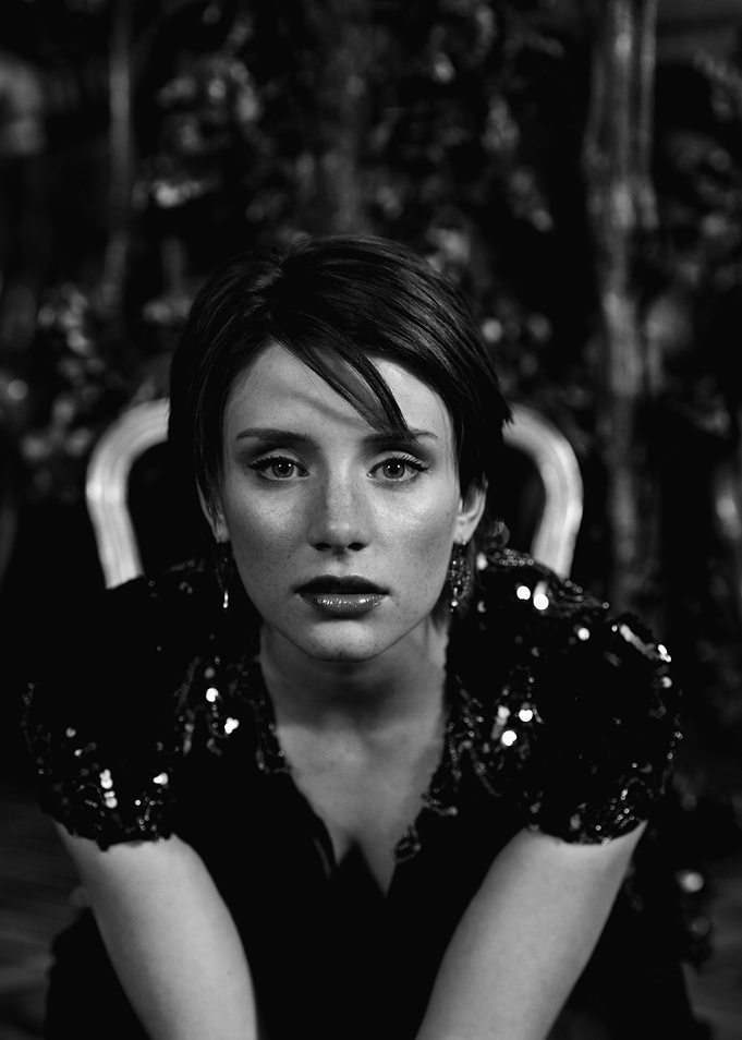 Bryce Dallas Howard Black and White Portrait