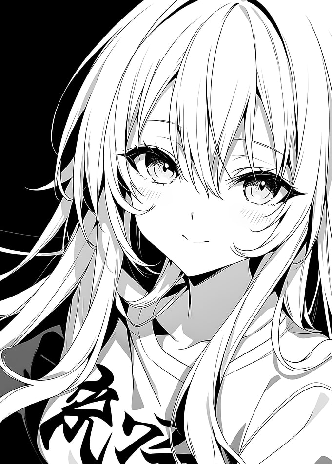 Anime Girl with Long Hair