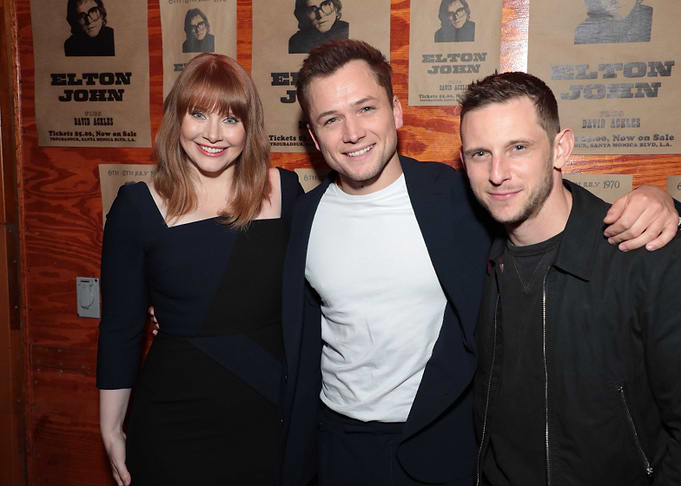Bryce Dallas Howard, Taron Egerton, and Jamie Bell