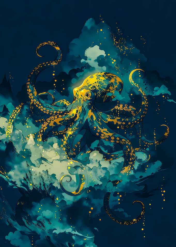Octopus in Cosmic Clouds