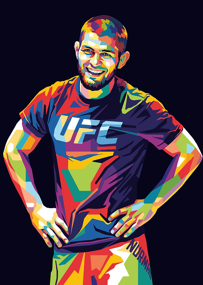 Khabib Nurmagomedov UFC Pop Art
