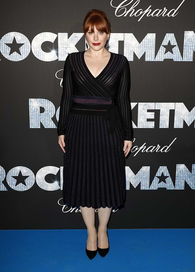 Bryce Dallas Howard at Rocketman Premiere