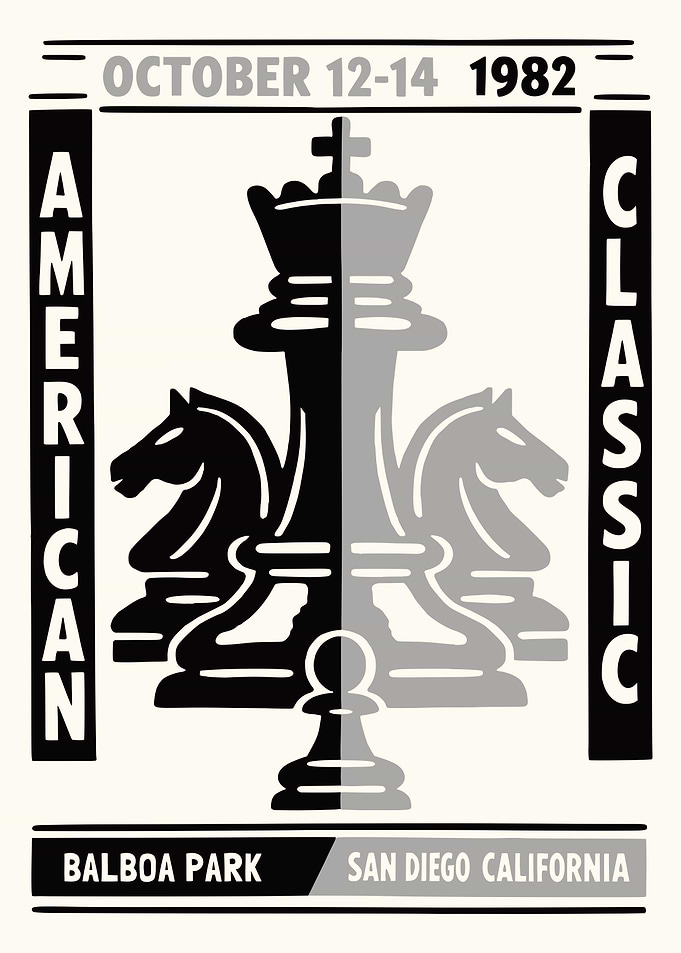 American Classic Chess Tournament Poster