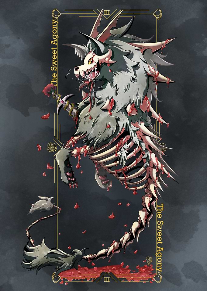 The Sweet Agony Tarot Card
