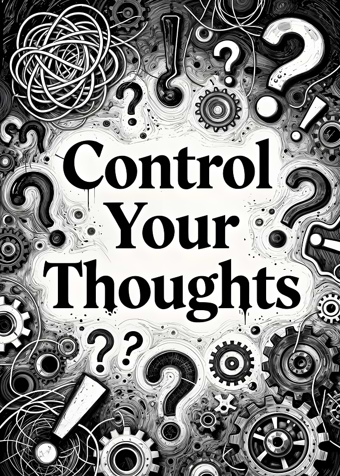 Control Your Thoughts – Mindset Motivation Art