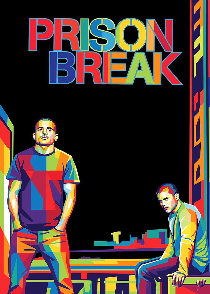 Prison Break Pop Art Poster