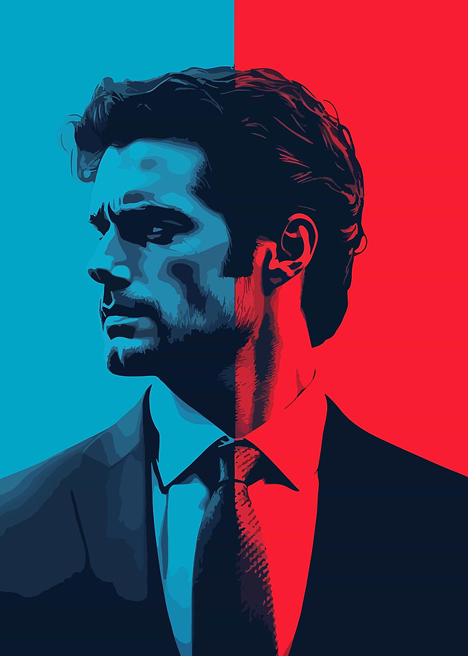 Pop Art Portrait of a Man