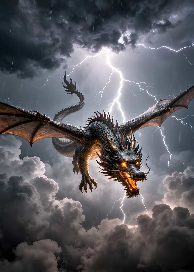 Dragon in a Thunderstorm