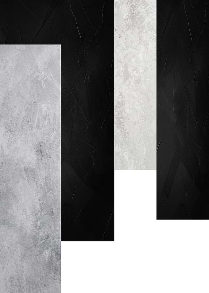 Abstract Black and White Textured Panels