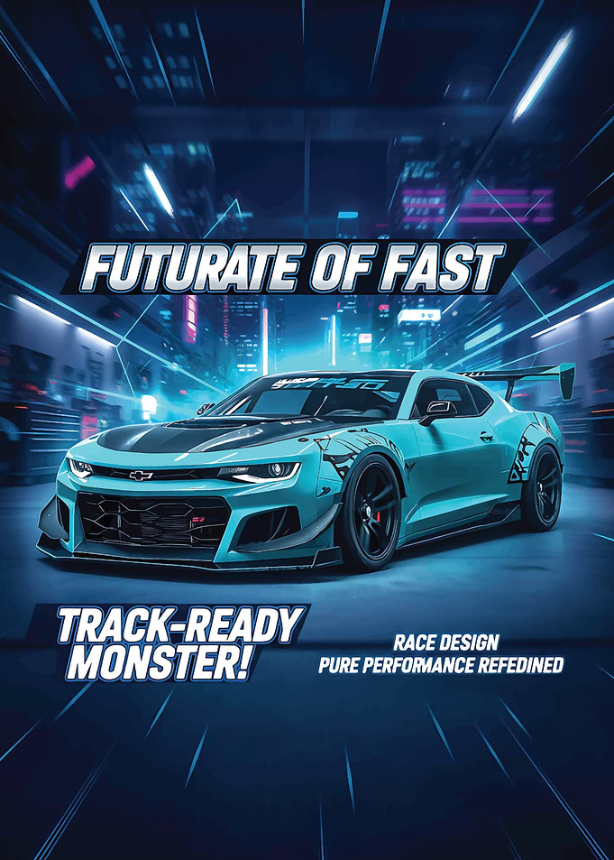 Futurate of Fast Track-Ready Monster Car