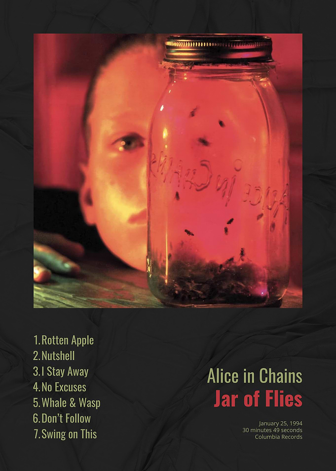 Alice in Chains Jar of Flies Album Art
