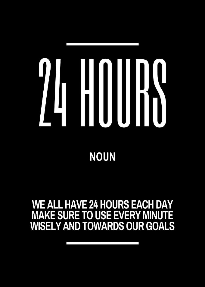 24 Hours Inspirational Quote